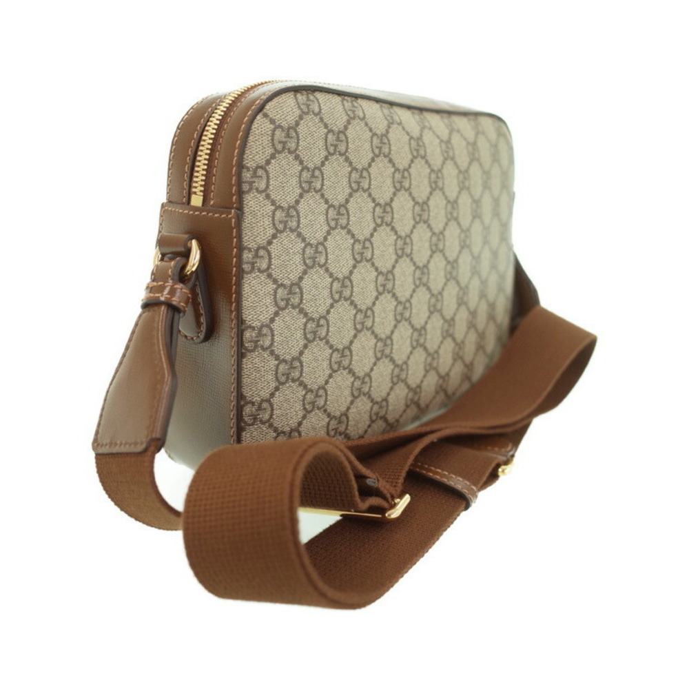 Gucci Crossbody ebony leather brown Interlocking GG G Bag Messenger Supreme